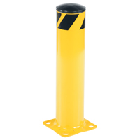 Safety Bollard, Steel, 24" H x 5-1/2" W, Yellow OSI Industrial Sales