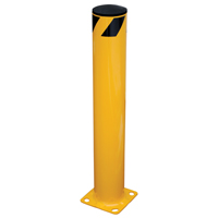 Safety Bollard, Steel, 36" H x 5.5" W, Yellow OSI Industrial Sales