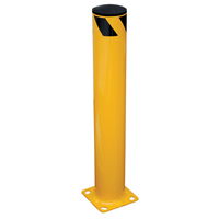 Safety Bollard, Steel, 36" H x 5.5" W, Yellow OSI Industrial Sales