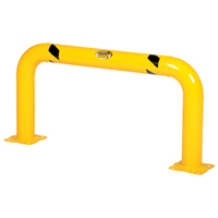 Garde-corps &agrave; profil &eacute;lev&eacute; pour machines, 4' la x 2' h, Jaune OSI Industrial Sales