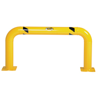 Garde-corps &agrave; profil &eacute;lev&eacute; pour machines, 4' la x 2' h, Jaune OSI Industrial Sales