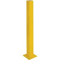 Heavy-Duty Bollards, Steel, 48" H x 4" W, Yellow OSI Industrial Sales