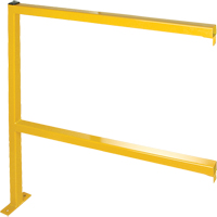 Perimeter Guards - Tubular Style, 46" W x 49-1/2" H, Yellow OSI Industrial Sales