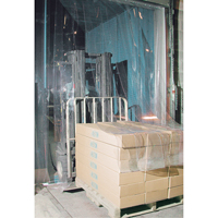 Strip Curtain Doors, 10' x 10' Door Opening, 12" Strip Width, 0.120" Strip Thickness OSI Industrial Sales