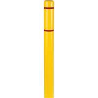 Polyethylene Bollard Covers, 4-1/2" Dia. x 52" L, Yellow OSI Industrial Sales
