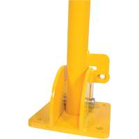 Fold-Down Bollards, Steel, 42" H x 1-3/4" W, Yellow OSI Industrial Sales