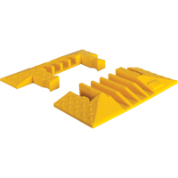 Yellow Jacket&reg; 4-Channel Heavy Duty Cable Protector - End Caps OSI Industrial Sales