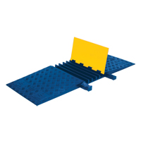 Yellow Jacket&reg; Cable Protector, 5 Channels, 18" L x 50" W x 1.875" H OSI Industrial Sales
