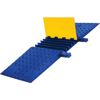 Yellow Jacket&reg; Heavy Duty ADA/DDA Cable Protector, 5 Channels, 18" L x 50" W x 1.875" H OSI Industrial Sales
