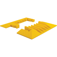 Yellow Jacket&reg; 5-Channel Heavy Duty Cable Protector - End Caps OSI Industrial Sales