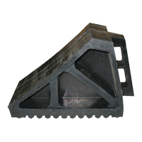 Cale de roue, 10-5/8" x 7" x 4-1/2", Noir OSI Industrial Sales