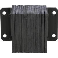 Laminated Dock Bumper, Horizontal, Rubber, 12" W x 6" D x 10" H OSI Industrial Sales