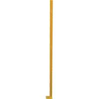 Poteau de protection de coin p&eacute;rim&eacute;trique ajustable, 4" la x 72" h, Jaune OSI Industrial Sales