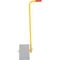 Cale de roues en aluminium avec poign&eacute;e, 7" la x 11-7/8" p x 7-11/16" h OSI Industrial Sales