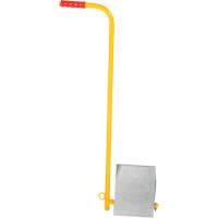 Cale de roues en aluminium avec poign&eacute;e, 7" la x 11-7/8" p x 7-11/16" h OSI Industrial Sales
