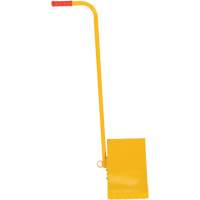 Ergo Handle Wheel Chock, Steel, Yellow, 8" W x 10-3/4" D x 9-1/8" H OSI Industrial Sales