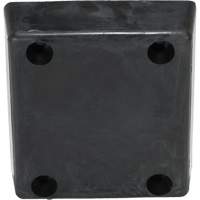 Molded Dock Bumper, Reinforced Rubber, 12" W x 4" D x 13" H OSI Industrial Sales