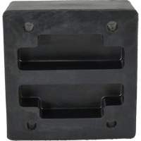 Molded Dock Bumper, Reinforced Rubber, 12" W x 4" D x 13" H OSI Industrial Sales