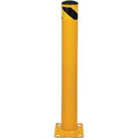 Bollard, Steel, 36" H x 4-1/2" W, Yellow OSI Industrial Sales