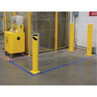 Safety Bollard, Steel, 36" H x 5-1/2" W, Yellow OSI Industrial Sales