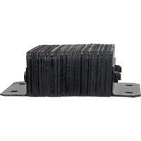 Laminated Dock Bumpers, Horizontal, Rubber, 12" W x 4" D x 10" H OSI Industrial Sales