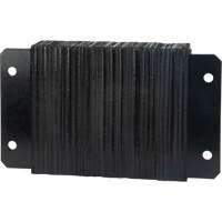 Laminated Dock Bumpers, Horizontal, Rubber, 18" W x 4" D x 12" H OSI Industrial Sales