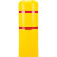 Polyethylene Bollard Cover, 6-5/8" Dia. x 60" L, Red/Yellow OSI Industrial Sales