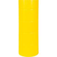 Polyethylene Bollard Cover, 6-5/8" Dia. x 60" L, Red/Yellow OSI Industrial Sales