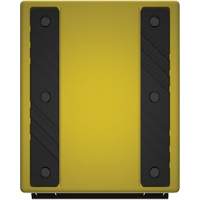 Checkers Safety Heavy-Duty Ultra Class Mining Wheel Chock, HDPE, Yellow, 14-1/2" W x 17-1/2" D x 16" H OSI Industrial Sales