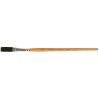 One Stroke Paint Brush, 3/8" Brush Width, Ox Hair, Wood Handle OSI Industrial Sales