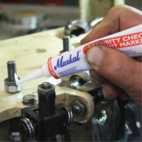 Security Check Paint Marker, 1.7 oz., Tube, Orange OSI Industrial Sales