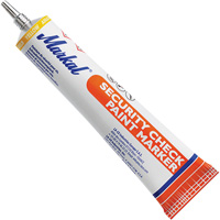 Security Check Paint Marker, 1.7 oz., Tube, Yellow OSI Industrial Sales