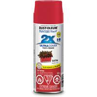 Painter's Touch&reg; Ultra Cover Paint, Apple Red, Satin, Aerosol Can OSI Industrial Sales