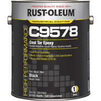 Composant de base pour rev&ecirc;tement &eacute;poxydique &agrave; base de goudron de houille et &agrave; haute teneur en solides du syst&egrave;me C9578, Noir, Gallon OSI Industrial Sales