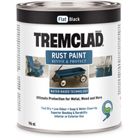 Tremclad&reg; Water-Based Rust Paint, 946 ml, Can, Black OSI Industrial Sales