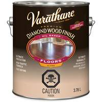 Varathane&reg; Diamond Wood Finish Floors Coating, 3.78 L, Clear, Gloss OSI Industrial Sales