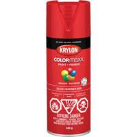 Appr&ecirc;t + peinture COLORmaxx, Rouge banni&egrave;re, Brillant, 12 oz, Canette a&eacute;rosol OSI Industrial Sales