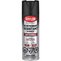 Peinture Tough Coat avec technologie Rust Barrier, Noir, Semi-brillant, 425 g, Canette a&eacute;rosol OSI Industrial Sales