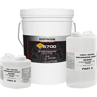 6700 100% Solids Decorative Epoxy, 3 gal., Epoxy-Based, High-Gloss, Clear OSI Industrial Sales