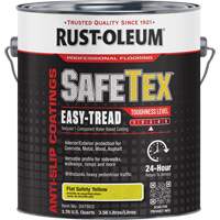 SafeTex&reg; Easy-Tread Acrylic Coating, 1 gal., Water-Based, Flat/Textured, Yellow OSI Industrial Sales