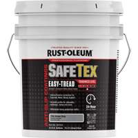 SafeTex&reg; Easy-Tread Acrylic Coating, 4 gal., Water-Based, Flat/Textured, Grey OSI Industrial Sales