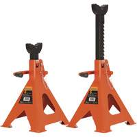 856A Jack Stands, Locking Handle/Ratchet, 6 Ton(s) Capacity, 15-1/2" - 24" H OSI Industrial Sales