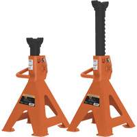 872B Jack Stands, Locking Handle/Ratchet, 12 Ton(s) Capacity, 19-1/4" - 28-1/3" H OSI Industrial Sales