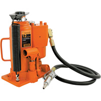 370A Bottle Jack, 12 tons, Air Hydraulic, 19-1/2" Raised Height OSI Industrial Sales