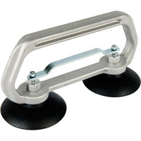 Vacuum Cups - Heavy-Duty Double Cup, 50 lbs. Capacity, 4", Pull-bar, 10" Handle Length OSI Industrial Sales