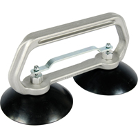 Vacuum Cups - Heavy-Duty Double Cup, 75 lbs. Capacity, 5", Pull-bar, 10" Handle Length OSI Industrial Sales
