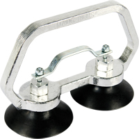 Vacuum Cups - Heavy-Duty Double Cup, 30 lbs. Capacity, 3", Pull-bar, 7" Handle Length OSI Industrial Sales
