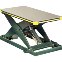 Hydraulic Backsaver Scissor Lift Table, Steel, 24" W x 48" L, 2000 lbs. Capacity OSI Industrial Sales