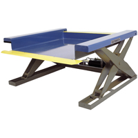 Hydraulic Floor-Height Scissor Lift Tables, Steel, 2000 lbs. Capacity OSI Industrial Sales