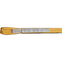 Nylon Slings, Single Ply, Double Eye, Type 3, 1" W x 3' L, 1600 lbs. Vertical Load Limit OSI Industrial Sales